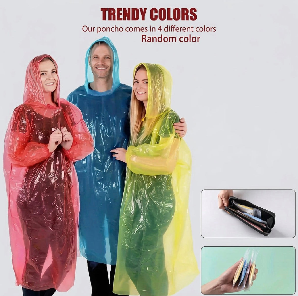 Disposable Rain Poncho